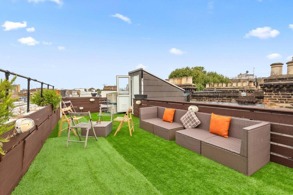 Spacious Sleep 11 With Terrace In Earls Court Ec99 London Exterior photo