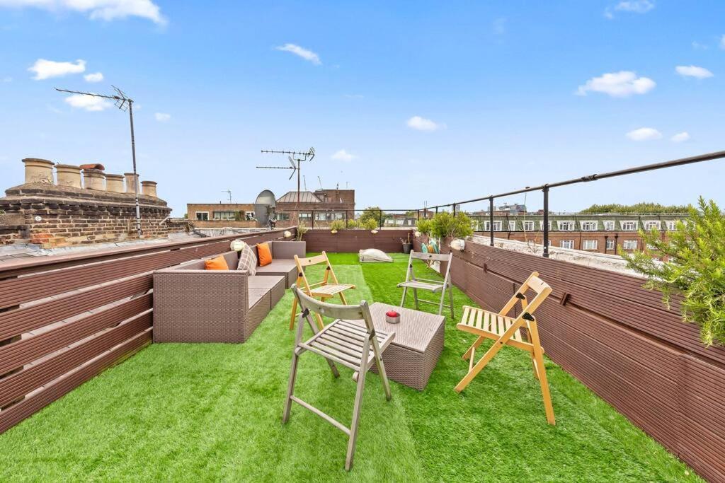 Spacious Sleep 11 With Terrace In Earls Court Ec99 London Exterior photo